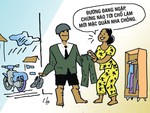 Đi làm mùa ngập: Đồ công sở để… tới nơi tính