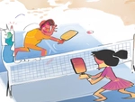 Trận pickleball giải quyết chuyện... về quê