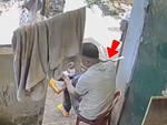 Ông chú mải mê xem điện thoại, rắn bò qua cổ cũng không hay biết
