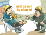 Vì sao người thợ xây ngồi xe rùa ăn bánh mì?