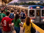 Một thành phố của Mỹ miễn phí tàu điện sau trận đấu cho CĐV World Cup 2026