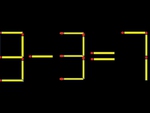 Thử tài IQ: Di chuyển một que diêm để 9-3=7 thành phép tính đúng