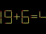 Thử tài IQ: Di chuyển một que diêm để 5+8=14 thành phép tính đúng