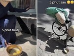Chị gái thực hiện thử thách rán trứng dưới thời tiết 40 độ và kết quả bốc hơi luôn cái chảo