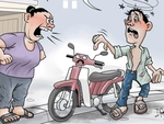 Chồng bợm nhậu đổ lỗi cho xăng E10