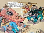 Thi vẽ tranh biếm họa với những đề tài nổi cộm trong xã hội