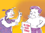 Ông chú trung niên bị cấm xuất cảnh mà... vẫn thấy oai