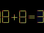 Thử tài IQ: Di chuyển một que diêm để 18+8=3 thành phép tính đúng