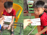 Bé trai nổi quạu vì bị vận đen đeo bám