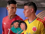 Ronaldo và James Rodriguez khiến fan bồi hồi ở World Cup