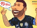Khi các 'sát thủ' im tiếng, Messi tung 'siêu phẩm đá phạt đẹp như tranh vẽ'