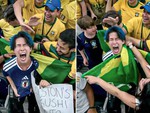 Nam CĐV Nhật Bản gào thét giữa vòng vây fan Brazil là ai?