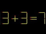 Thử tài IQ: Di chuyển một que diêm để 13+3=7 thành phép tính đúng