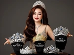 Hoàng Thanh Nga và những chiếc vương miện đính đầy kim cương