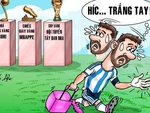 Messi trắng tay trong 'combo hụt hẫng'