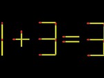 Thử tài IQ: Di chuyển một que diêm để 1+3=3 thành phép tính đúng