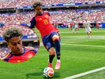 Lamine Yamal gây tò mò với hai chữ trên băng đô ở World Cup