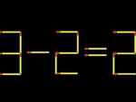 Thử tài IQ: Di chuyển một que diêm để 8-2=2 thành phép tính đúng