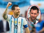 Messi u đầu vẫn cười tươi sau vé đi tiếp World Cup