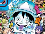 Luffy hóa ma, 'ám' cả dàn manga trên bìa Shonen Jump