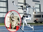 Robot hình người chạy nhanh hơn Usain Bolt rồi 'ôm tủ điện'