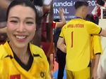 Lê Giang Patrik công khai tình cảm với MC Hoàng Oanh