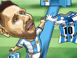 Messi đã trả lại áo số 10 cho Argentina