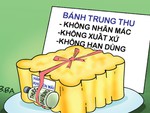 Bánh Trung thu 'ba không' bán kèm hàng khuyến mãi