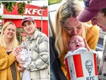 Đặt biệt danh con theo nhà sáng lập sau khi đẻ rớt ở bãi đỗ xe KFC