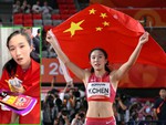 Vừa phá kỷ lục Asiad, nữ VĐV xinh đẹp ngơ ngác vì được tặng... sách luyện thi đại học