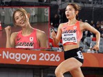 Vào chung kết Asiad, nữ VĐV Nhật vẫn không quên ‘đu idol’