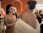 Lưu Diệc Phi tay bắt mặt mừng với Hồ Ngọc Hà trước khi 'cắt ảnh': Xã giao hay luật chơi triệu đô?