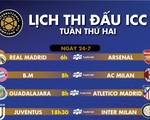 Lịch thi đấu ICC tuần thứ hai: Chờ đại chiến Madrid