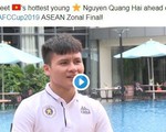 AFC gọi tiền vệ Nguyễn Quang Hải là 