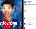 SC Heerenveen thông báo chào mừng Văn Hậu bằng tiếng Việt