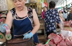 Tiểu thương chợ truyền thống lao đao vì dịch tả heo châu Phi