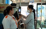 Ngày đầu xác thực khi đi xe buýt miễn phí ở TP.HCM
