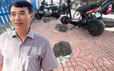 Nhiều tảng đá đặt trên vỉa hè trước trường học ở Đắk Lắk: Thầy hiệu trưởng lên tiếng 
