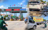 Ô tô né trạm thu phí BOT Điện Bàn, đường làng oằn mình, người dân mất ngủ