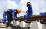 Toàn cảnh công trường tuyến tàu điện 9.000 tỉ đồng đón APEC 2027 ở Phú Quốc 
