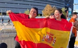 Cổ động viên Tây Ban Nha ăn mừng chức vô địch World Cup 2026