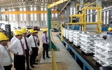Cận cảnh những thỏi nhôm đầu tiên của Việt Nam ra đời tại Khu công nghiệp Nhân Cơ