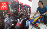 Bản tin 30s nóng: Các cửa ngõ TP.HCM nhộn nhịp người về quê nghỉ lễ; Bắt người thả diều ảnh hưởng 16 chuyến bay