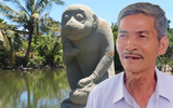 Ngư dân kể chuyện tìm thấy tượng thần khỉ Hanuman quý hiếm dưới lớp cát 