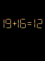 Thử tài IQ: Di chuyển một que diêm để 19+16=12 thành phép tính đúng