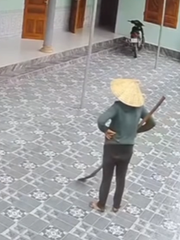 Mẹ chán chả buồn nói với cậu con trai hậu đậu