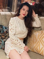 Diễn viên Trương Ngọc Ánh vẫn đi từ thiện, dự tiệc ngay trước khi bị bắt