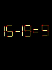 Thử tài IQ: Di chuyển một que diêm để 15-19=9 thành phép tính đúng