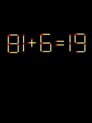Thử tài IQ: Di chuyển một que diêm để 81+6=19 thành phép tính đúng