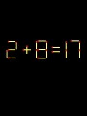 Thử tài IQ: Di chuyển một que diêm để 2+8=17 thành phép tính đúng